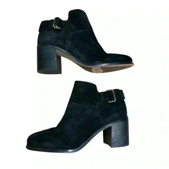 Franco Sarto Shoes - Women's Sarto By Franco Sarto Matisse Bootie black suede shoes size 7.5
